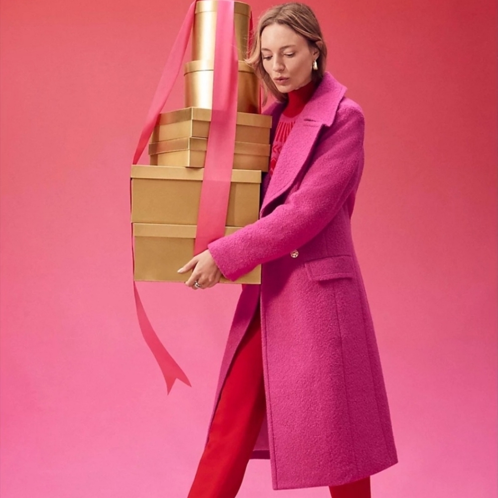 Ann Taylor Notch collard Wrap Coat